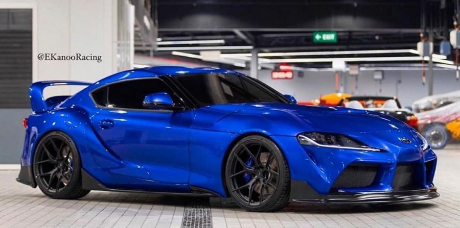 Toyota GR Supra by Ekanoo Racing on Vossen Wheels (A90) '2019